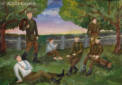 Новобранцы на отдыхе - Чикина Анастасия, 14 лет.JPG